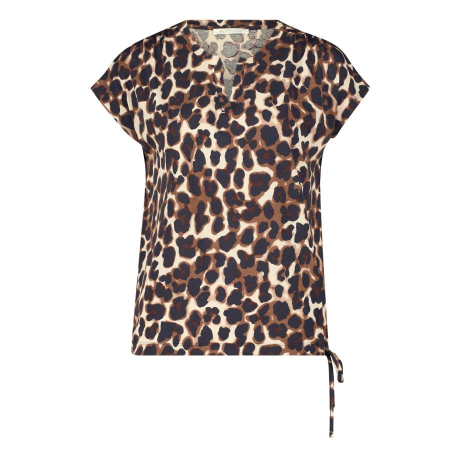 Betty & Co Betty & Co Shirt beige / bruin / lichtbruin -