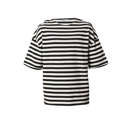 VAMOS CLO Shirt zwart / wit