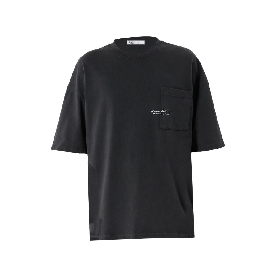 VAMOS CLO Shirt zwart / wit Zwart