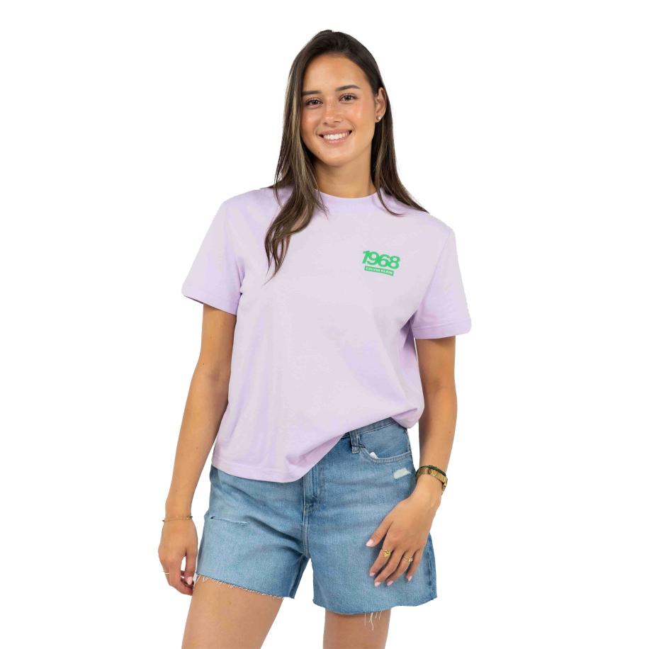 Calvin Klein Classic Logo T-Shirt Paars