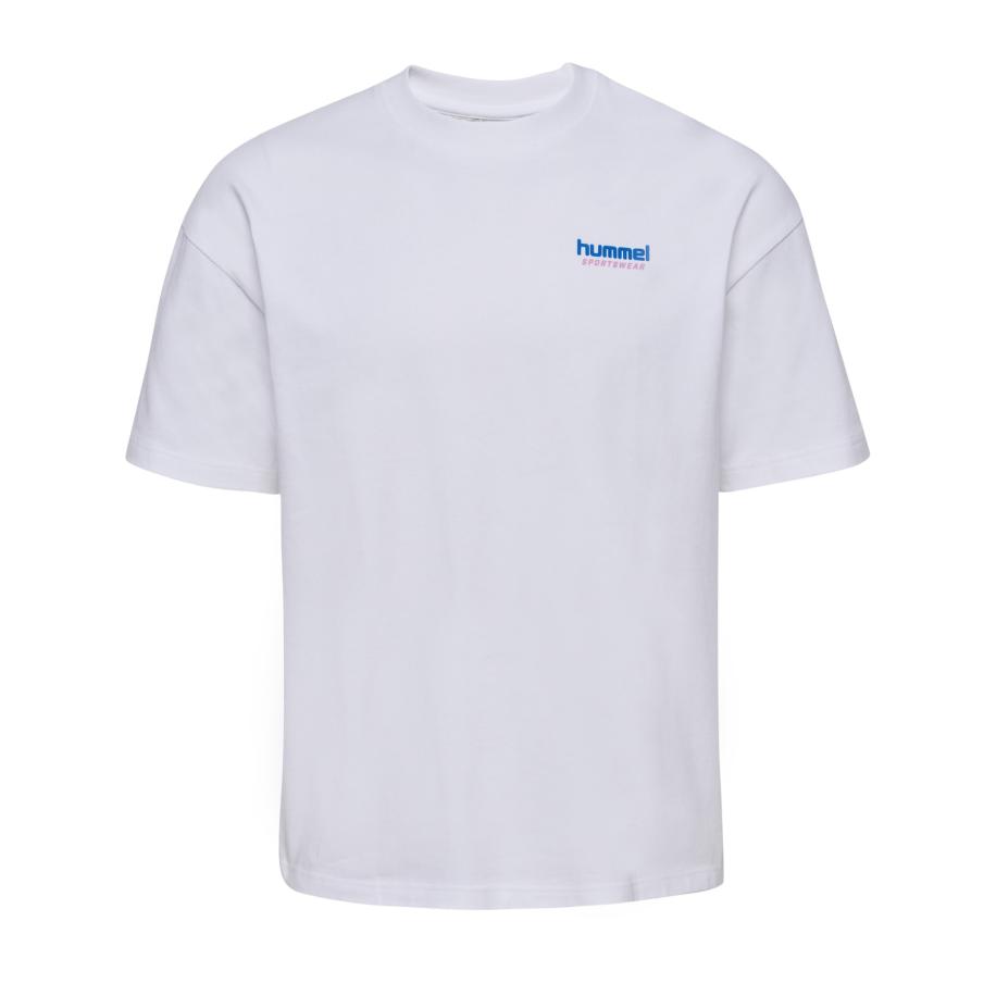 Hummel Hummel Shirt blauw / orchidee / wit -