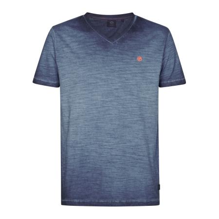 Petrol Industries T-Shirt V-hals, Gewassen