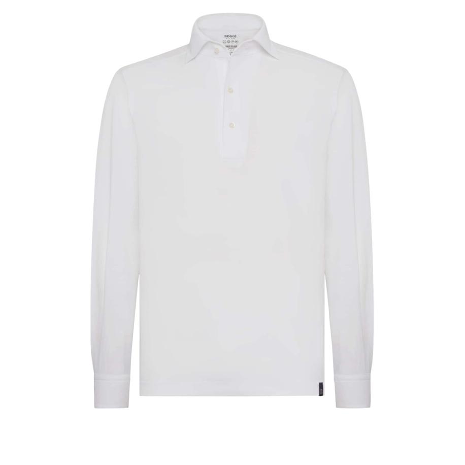 Boggi Milano Shirt wit Wit