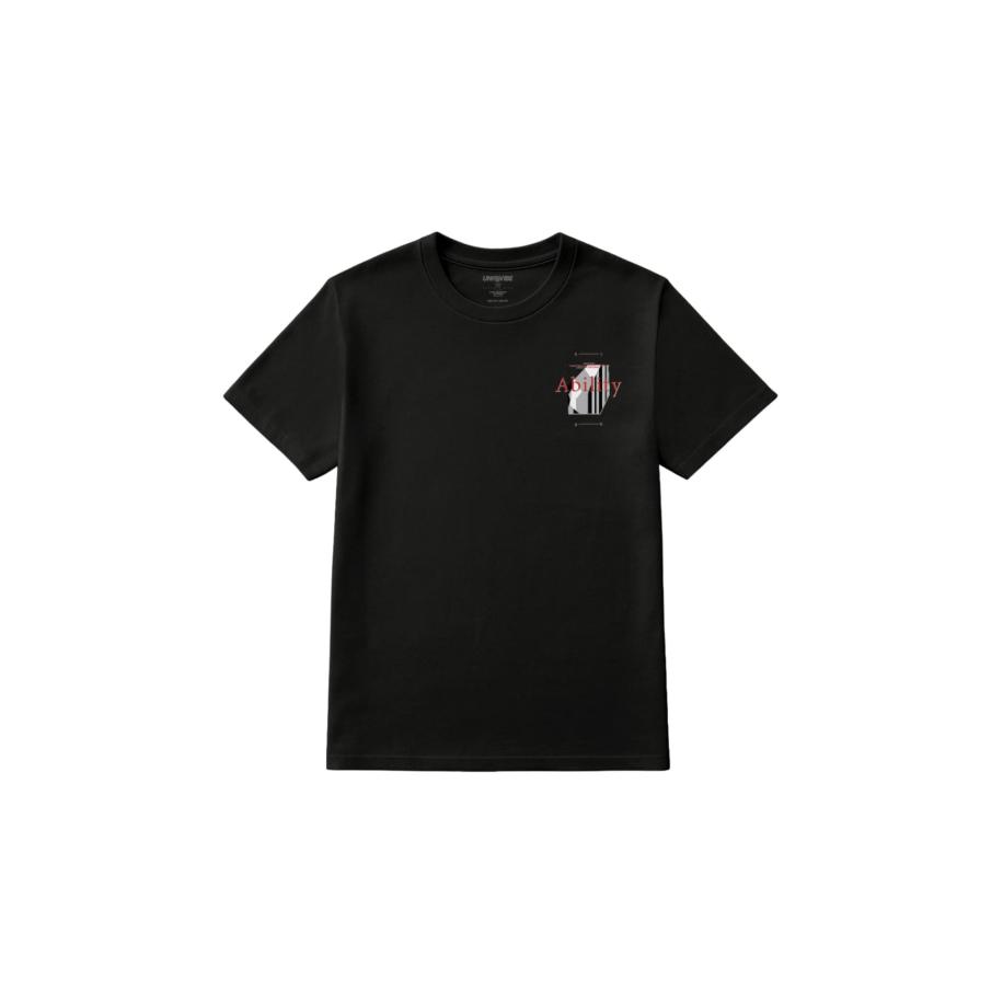 UNIQVIBE UNIQVIBE Shirt grijs / rood / zwart / wit -