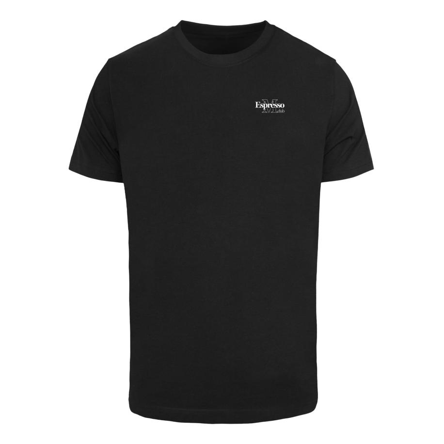 mister tee Mister Tee Shirt Espresso M Club chocoladebruin / lichtbruin / zwart / wit -