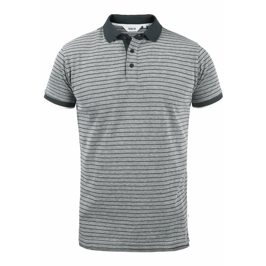 Solid !Solid Shirt Pantelis donkerblauw / lichtgrijs -