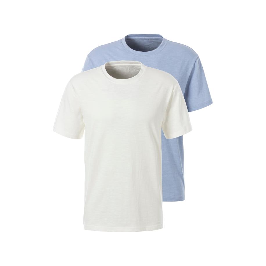 JOHN DEVIN JOHN DEVIN Shirt duifblauw / offwhite -