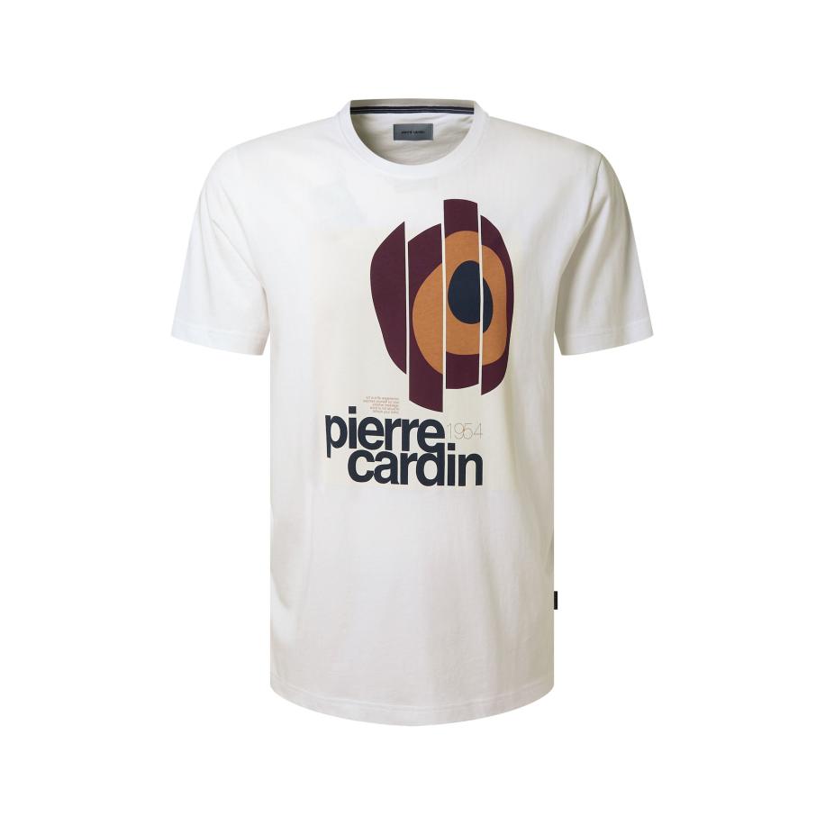 Pierre Cardin PIERRE CARDIN Shirt bruin / zwart / eierschaal -