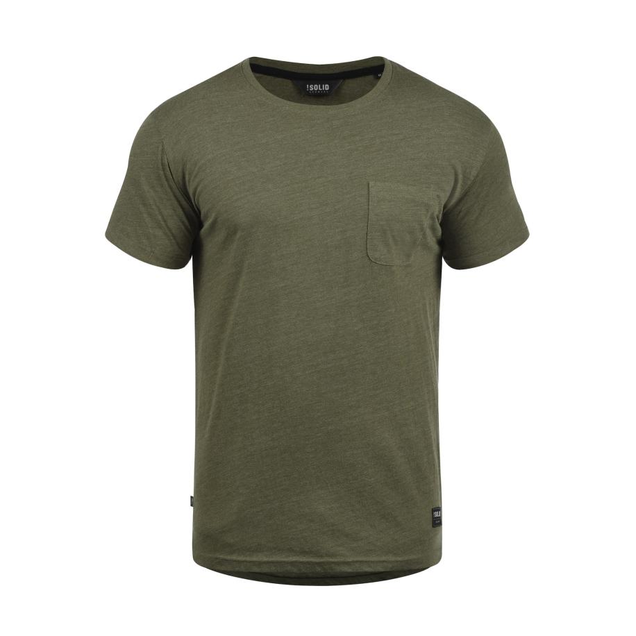 Solid !Solid Shirt Bob groen / kaki / olijfgroen -