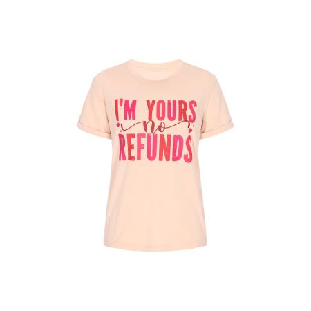 NALLY NALLY Shirt Fashion Look chamois / pink / wijnrood / donkerrood