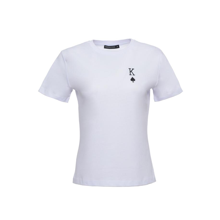 FRESHLIONS FRESHLIONS Shirt Embroidere wit -