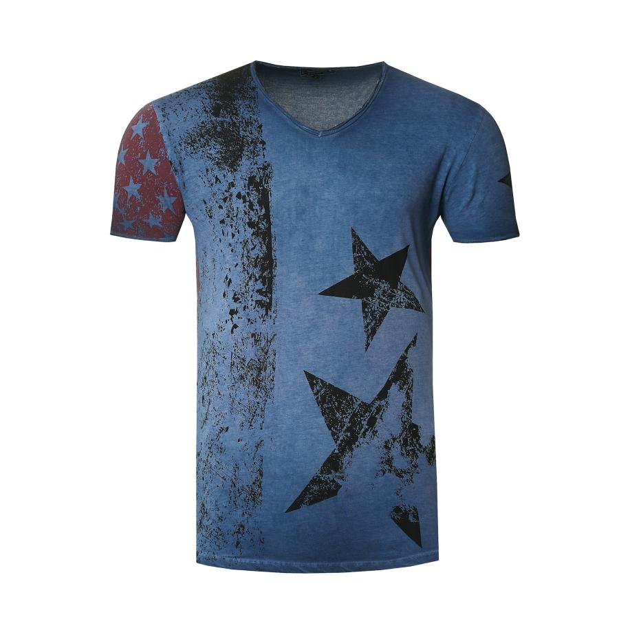 Rusty Neal Rusty Neal Shirt blauw -
