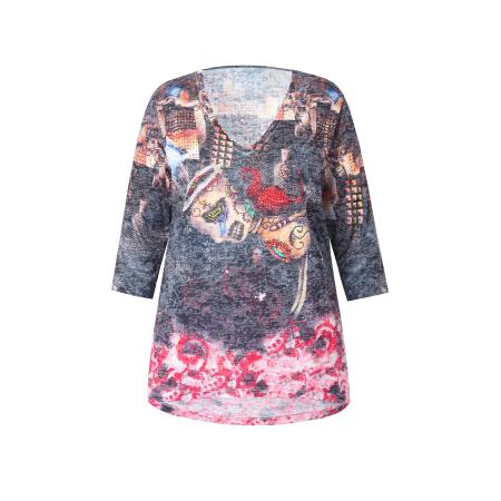Angel of Style Shirt grijs / gemengde kleuren