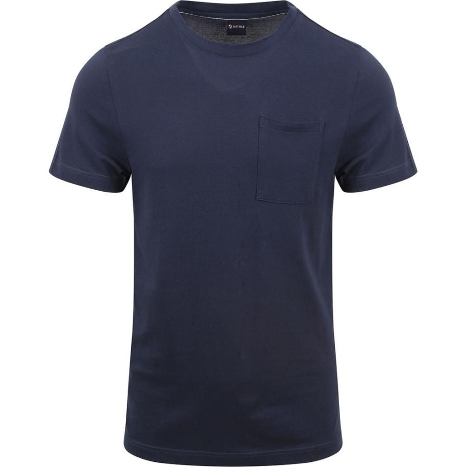 Suitable Cooper T-shirt Donkerblauw Blauw