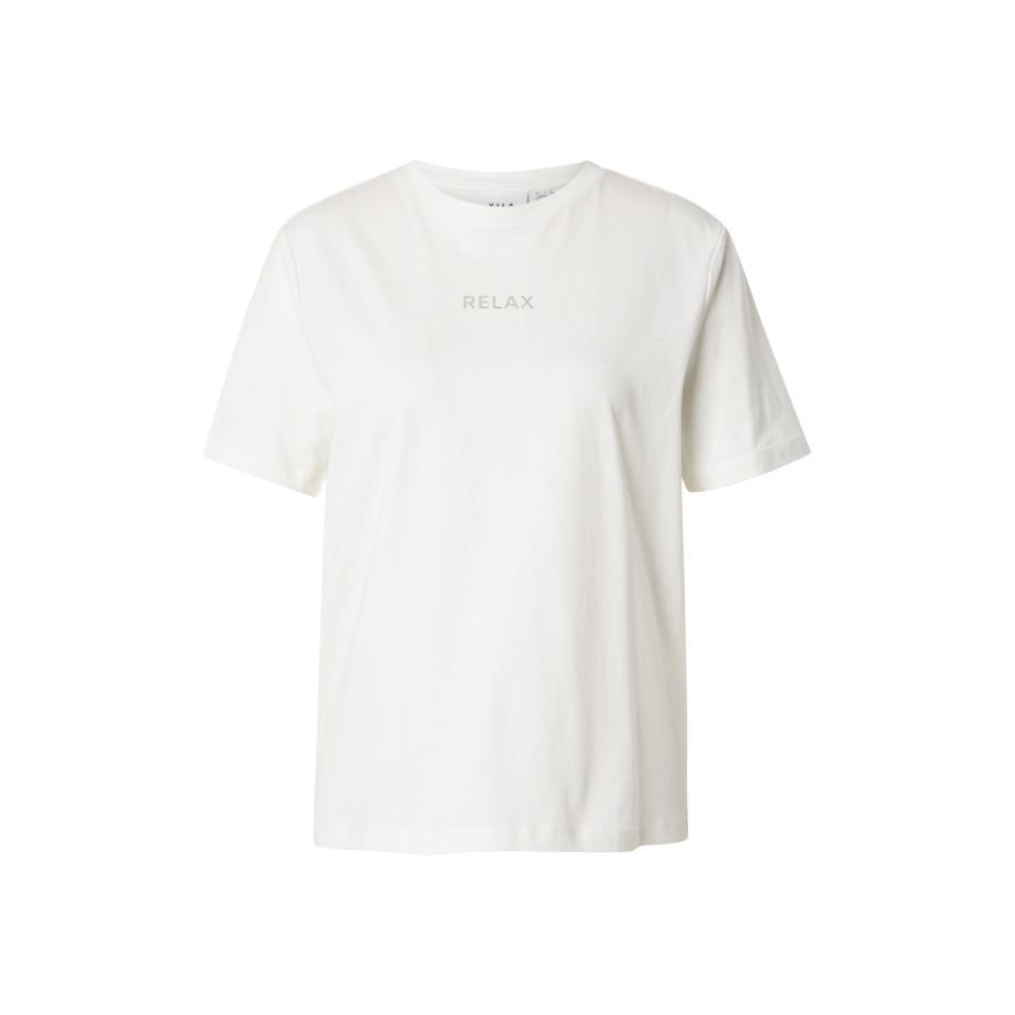 Vila VILA Shirt VISybil zilvergrijs / wit -