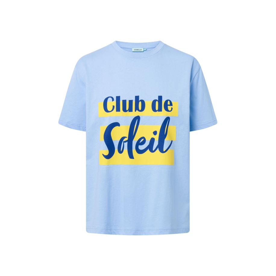 CODELLO Shirt blauw / lichtblauw / geel Blauw