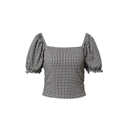 EDITED EDITED Blouse Floretta zwart / wit