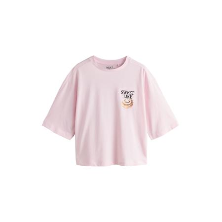 Next Shirt crème / rosé / zwart