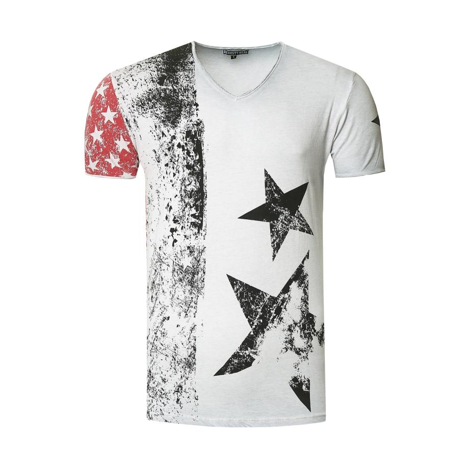 Rusty Neal Rusty Neal Shirt zwart / wit -