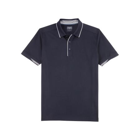 OLYMP Shirt marine / wit