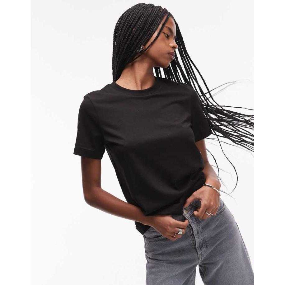 ARKET T-shirt in zwart Zwart