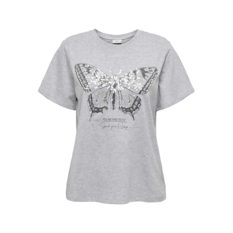 JDY JDY Shirt JDYBIBBI antraciet / lichtgrijs -