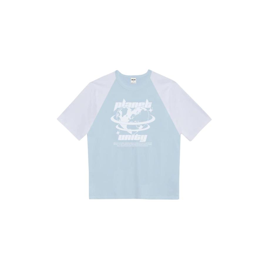 UNIQVIBE UNIQVIBE Shirt lichtblauw / wit -