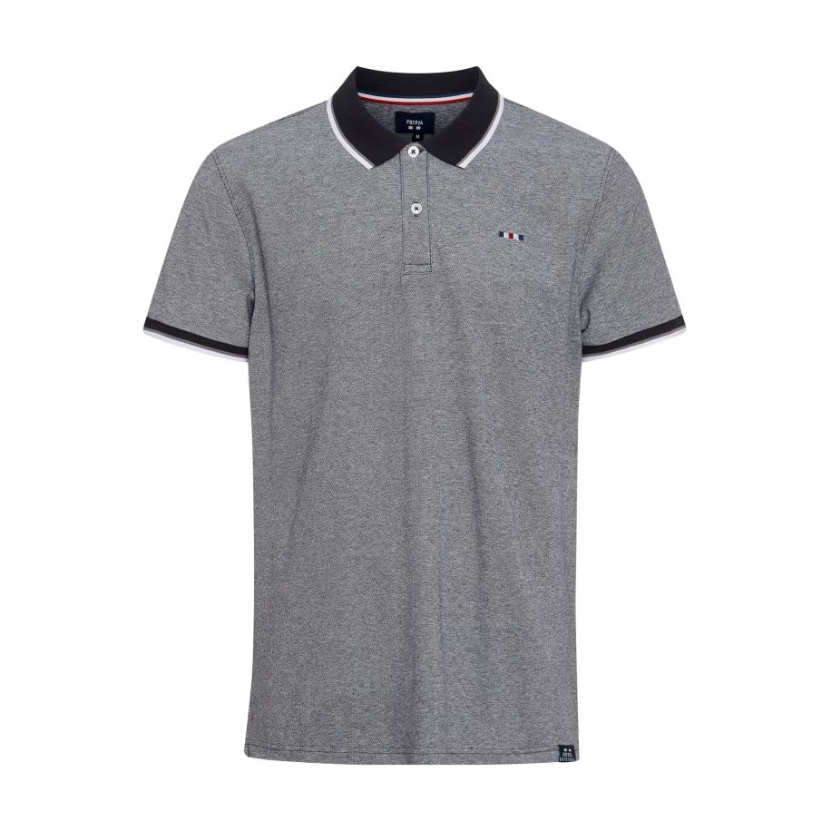 FQ1924 FQ1924 Shirt Evander blauw / bloedrood / wit -