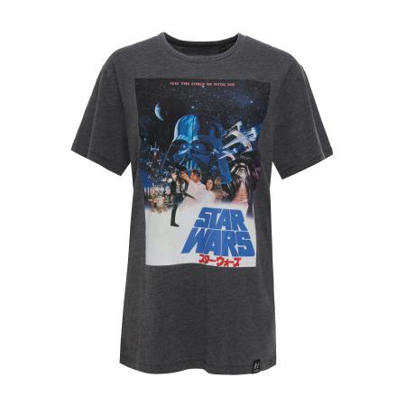 Recovered Recovered Shirt Star Wars International Poster zwart