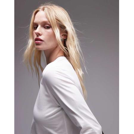 ARKET T-shirt met lange mouwen in wit