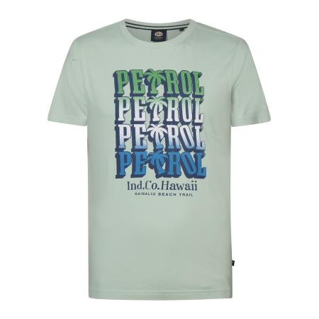 Petrol Industries Petrol Industries Shirt Radiance donkerblauw / petrol / grasgroen / pastelgroen