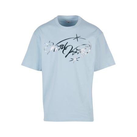 Karl Kani Karl Kani Shirt Authentic Star lichtblauw / zilver