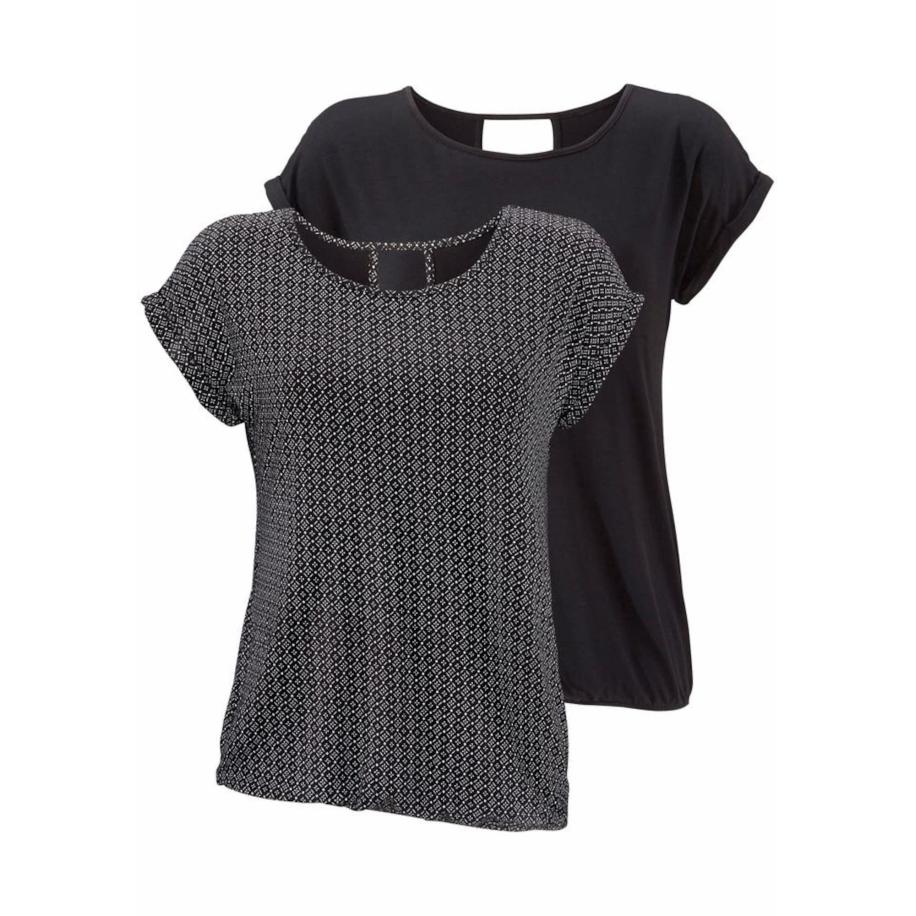 Lascana LASCANA Shirt zwart -