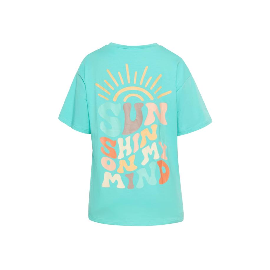 Gaya Gaya Shirt beige / turquoise / oranje / pasteloranje -