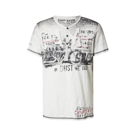 Camp David CAMP DAVID Shirt lichtgrijs / donkergrijs