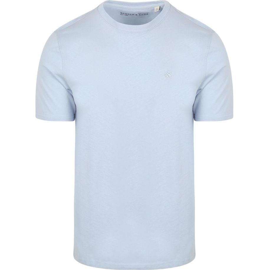 Scotch And Soda Core T-Shirt Lichtblauw Blauw