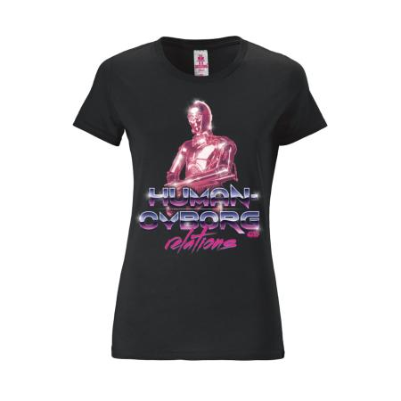 LOGOSHIRT Shirt lila / zwart