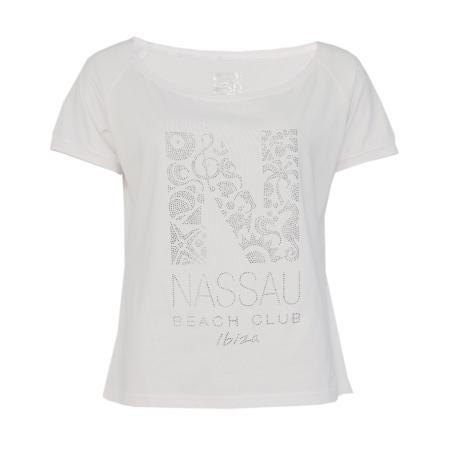 NASSAU Beach Club NASSAU Beach Club Shirt NB22004 grijs / zwart / wit