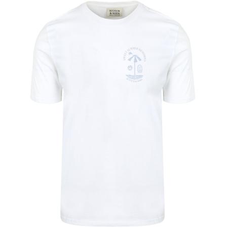 Scotch And Soda Logo T-Shirt Wit