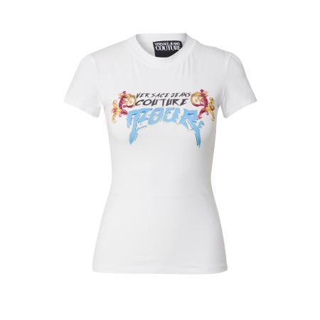 Versace Versace Jeans Couture Shirt lichtblauw / pitaja roze / zwart / wit