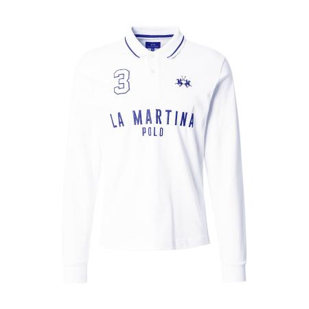 La Martina La Martina Shirt donkerblauw / wit