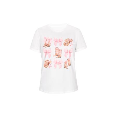 NALLY NALLY Shirt Fashion Look lichtbruin / antraciet / lichtroze / wit