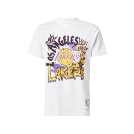 Mitchell & Ness Mitchell & Ness Shirt NBA HWC PLAY BY PLAY geel / donkerlila / zwart / wit