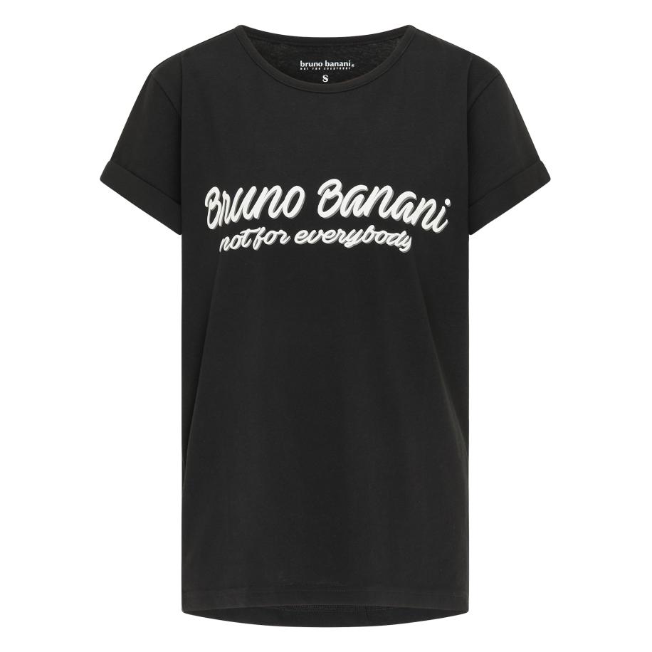 Bruno Banani Bruno Banani Shirt Perry zwart / wit -