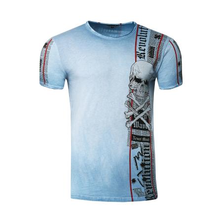 Rusty Neal Rusty Neal Shirt lichtblauw