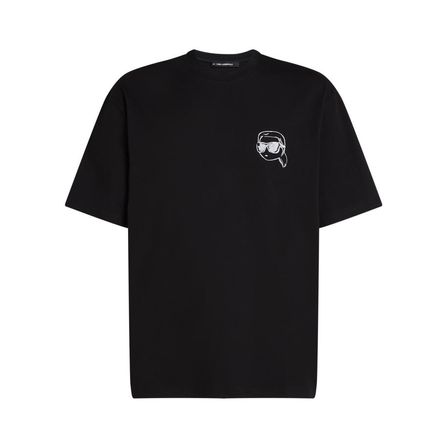 Karl Lagerfeld Karl Lagerfeld Shirt IKON zwart / wit -