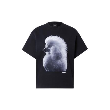 Hugo Boss BOSS Shirt Elne duifblauw / grijs / zwart / wit