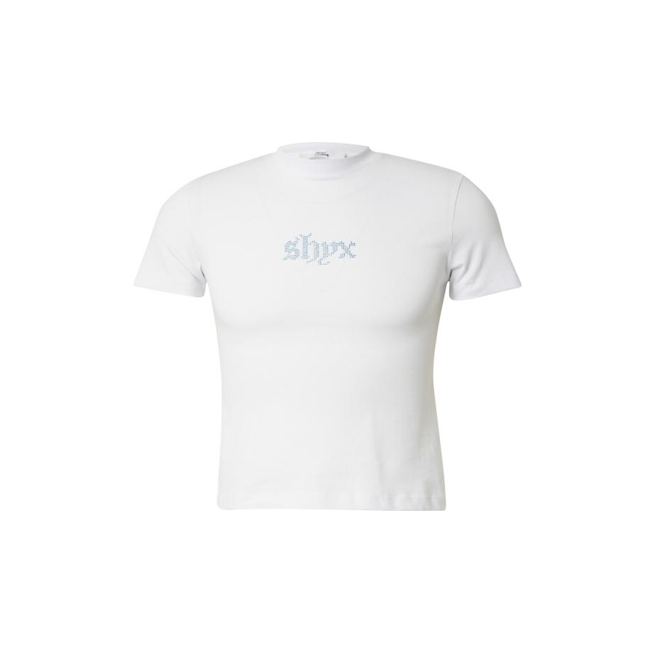 SHYX SHYX Shirt Sharli lichtblauw / wit -