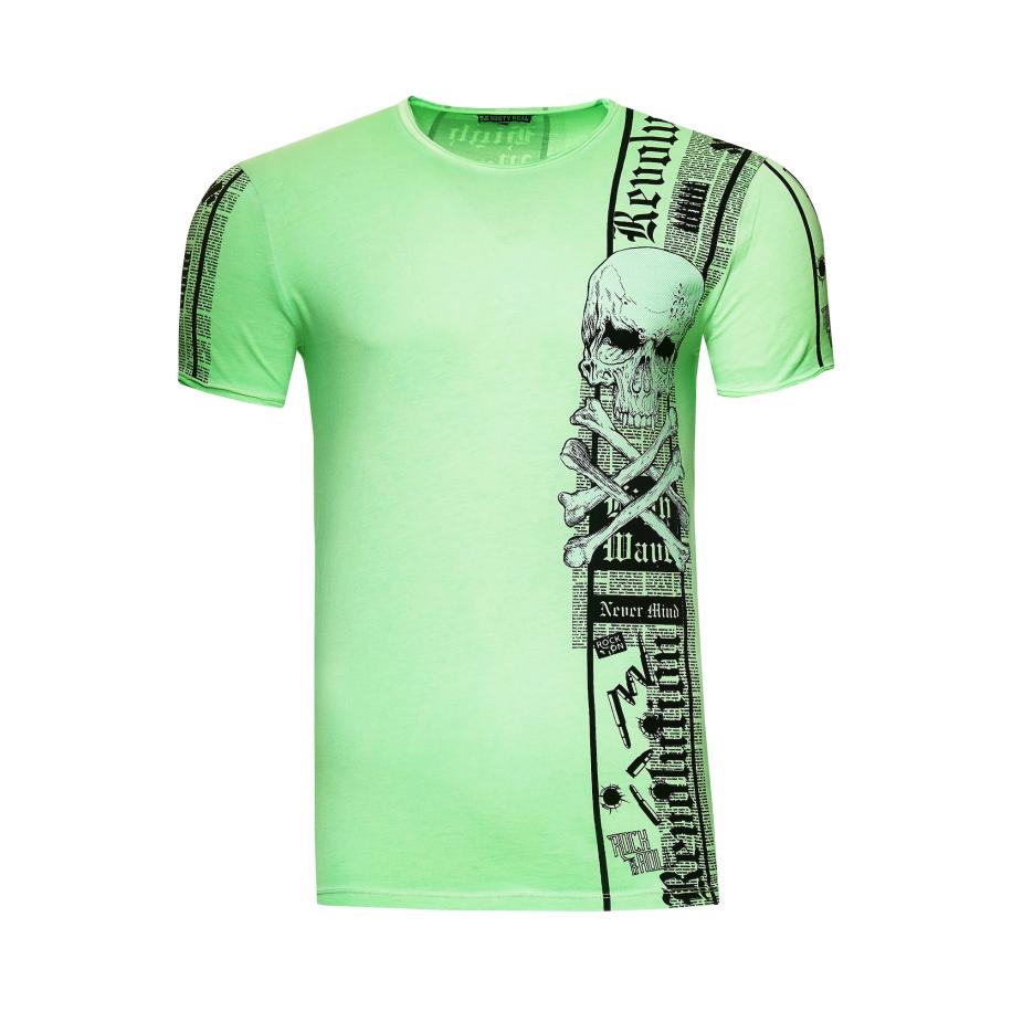 Rusty Neal Rusty Neal Shirt neongroen -