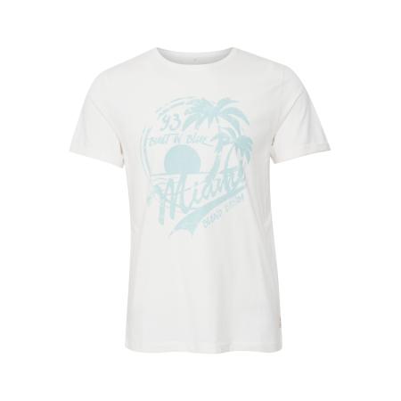 Blend BLEND Shirt PERRY hemelsblauw / wit